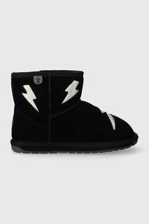 Детские замшевые зимние ботинки Emu Australia K12985 Barton Lightning, черный