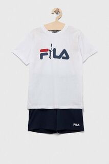 Детская хлопковая пижама Fila., белый