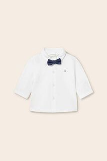 Хлопковая рубашка Mayoral для новорожденных Mayoral Newborn, белый