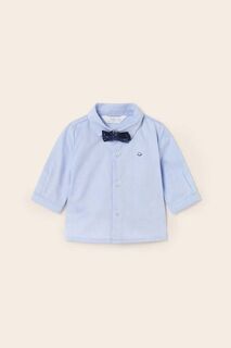 Хлопковая рубашка Mayoral для новорожденных Mayoral Newborn, синий