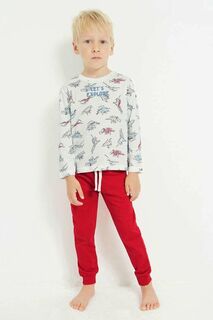 Детская хлопковая пижама Mayoral., красный