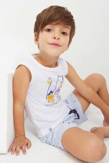 Детская хлопковая пижама Mayoral., темно-синий