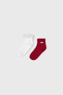 Детские носки Mayoral, 2 пары, красный