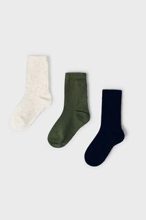 Детские носки Mayoral, 3 шт., зеленый