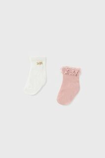 Детские носки Mayoral, 2 пары, розовый