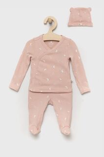 Детская хлопковая пижама GAP, розовый