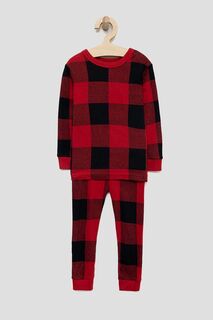 Детская хлопковая пижама GAP, красный