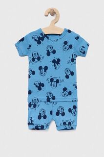Детская хлопковая пижама GAP x Disney, синий