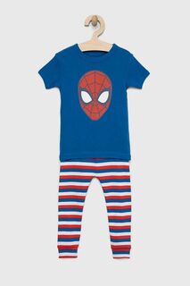 Детская хлопковая пижама GAP x Marvel, синий