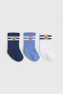 Детские носки GAP, 3 пары, синий