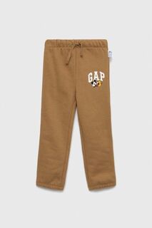 Детские спортивные штаны GAP x Disney, коричневый