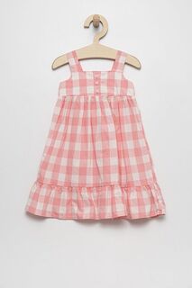 GAP детское хлопковое платье, розовый
