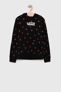 Детская хлопковая толстовка Vans LOVE VANS HOODIE Черный, черный