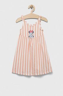 Детское хлопковое платье GAP x Disney, розовый