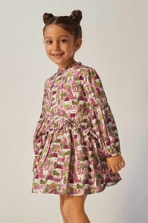 Майораль детское платье Mayoral, фиолетовый