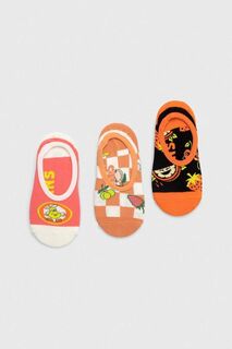 Детские носки Vans LET THE BE FRUIT CANO CALYPSO CORAL, 3 пары, оранжевый