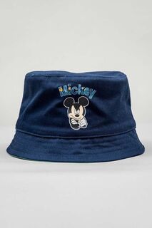 Детская двусторонняя хлопковая шапка на молнии x Disney Zippy, темно-синий