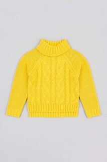 Детский свитер на молнии Zippy, желтый