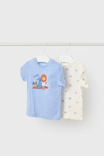 Хлопковая футболка Mayoral для малышей (2 шт.), синий