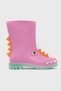 Детские резиновые сапоги Melissa Rain Boot + Fabula Inf, розовый