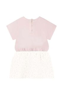 Хлопковое детское платье Michael Kors, розовый