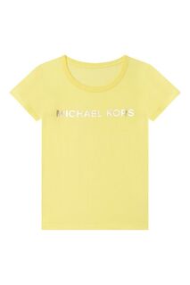 Детская хлопковая футболка Michael Kors 15110.114.150 руб., желтый