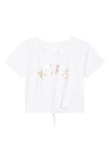 Детская хлопковая футболка Michael Kors 15114.114.150 руб., белый