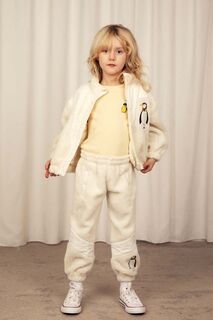 Детские спортивные штаны Mini Rodini, бежевый