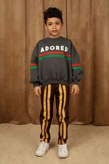 Детские спортивные штаны Mini Rodini, коричневый