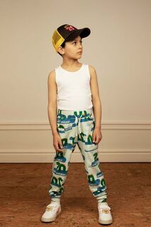 Детские спортивные штаны Mini Rodini, зеленый