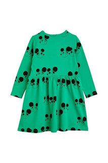 Детское платье Mini Rodini, зеленый