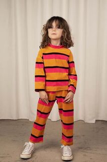 Детский хлопковый свитер Mini Rodini, оранжевый