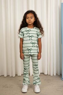 Детская футболка Mini Rodini, зеленый
