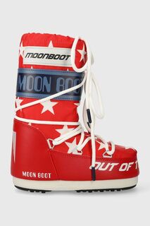 Детские зимние ботинки Moon Boot 14028600 MB ICON RETROBIKER, красный