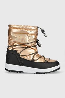 Детские зимние ботинки Moon Boot JR Girl Boot Met, золотой