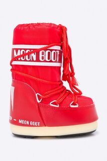 Moon Boot - детские зимние ботинки Nylon Rosso, красный