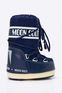 Moon Boot - Оригинальные детские зимние ботинки, темно-синий