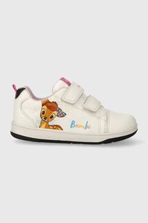 Детские кожаные кроссовки Geox x Disney, белый
