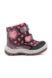 Детские зимние ботинки Geox, розовый