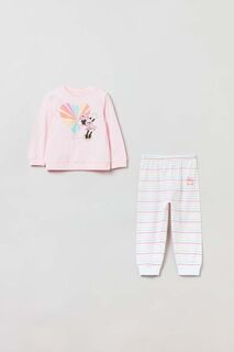 OVS детская пижама, розовый