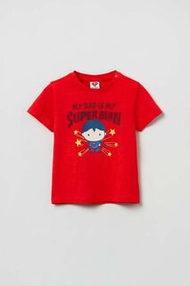 Детская футболка из хлопка OVS, красный