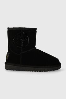 Детские замшевые зимние ботинки Pepe Jeans, черный