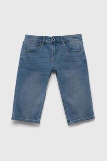 Детские джинсовые шорты Pepe Jeans PJL BJ Denim, синий