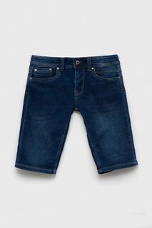 Детские джинсовые шорты Pepe Jeans PJL BJ Denim, синий