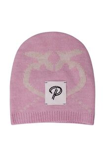 Детская шапка Pinko Up из смесовой шерсти, розовый