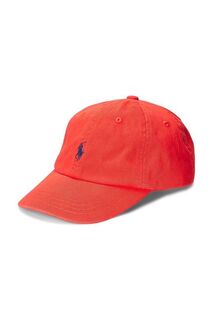 Хлопковая кепка Polo Ralph Lauren 322785653030, красный