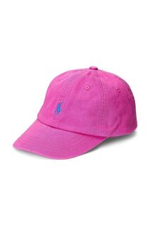 Детская хлопковая шапка Polo Ralph Lauren 322785653028, розовый