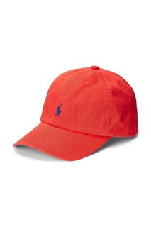 Детская хлопковая шапка Polo Ralph Lauren 323785653030, красный