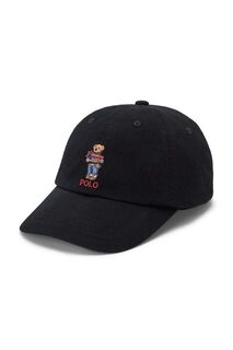 Детская хлопковая бейсболка Polo Ralph Lauren, черный