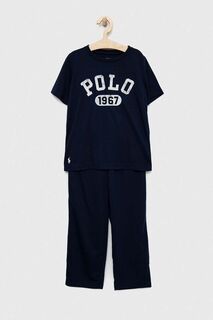 Детская пижама Polo Ralph Lauren, темно-синий